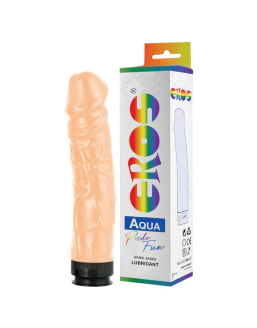 PRIDE - EROS AQUA LGBT PRIDE DILDO E LUBRIFICANTE A BASE D''ACQUA