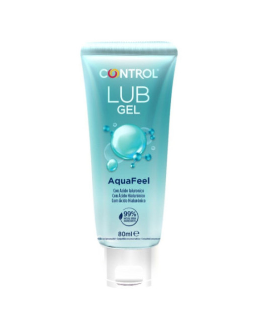 CONTROL - LUBRIFICANTE AQUAFEEL CON ACIDO IALURONICO 80 ML