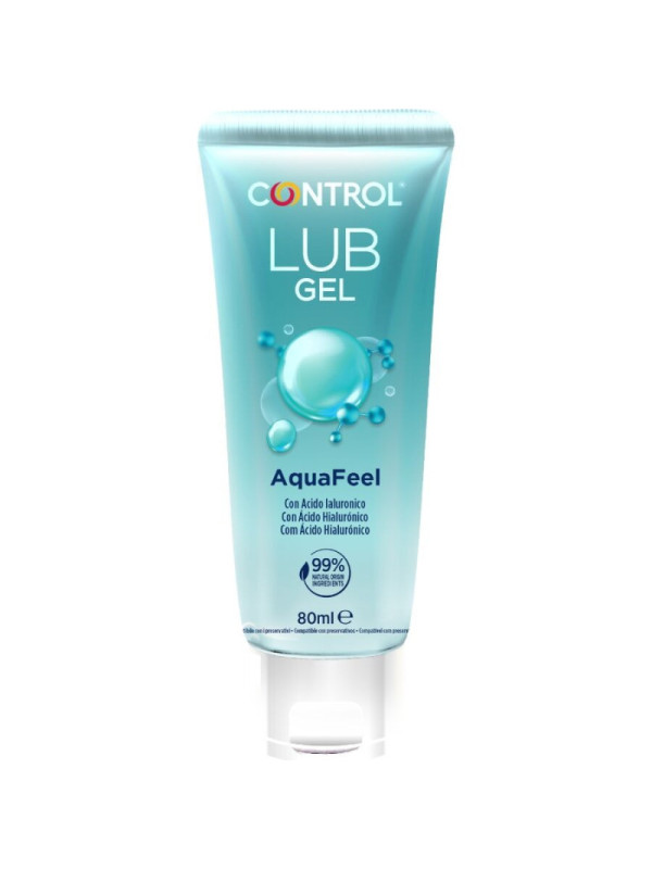 CONTROL - LUBRIFICANTE AQUAFEEL CON ACIDO IALURONICO 80 ML