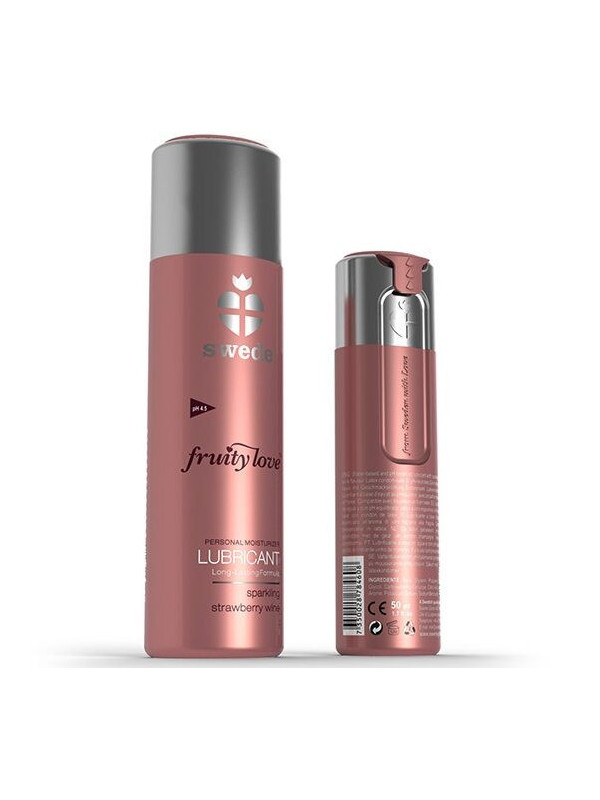 SWEDE - FRUITY LOVE LUBRIFICANTE FRAGOLA FRAGOLA VINO 100 ML