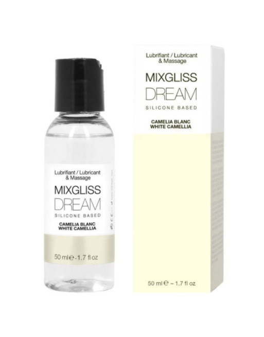 MIXGLISS - LUBRIFICANTE SILICONE DREAM WHITE CAMELIA 50 ML