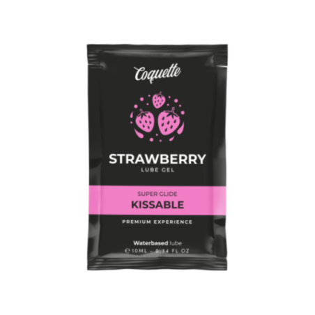 COQUETTE CHIC DESIRE - LUBRIFICANTE KISSABLE A BASE ACQUA DI FRAGOLA POCKET 10 ML