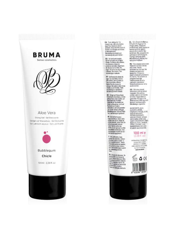 BRUMA - GEL SCORREVOLE ALOE VERA GUSTO BUBBLEGUM 100 ML