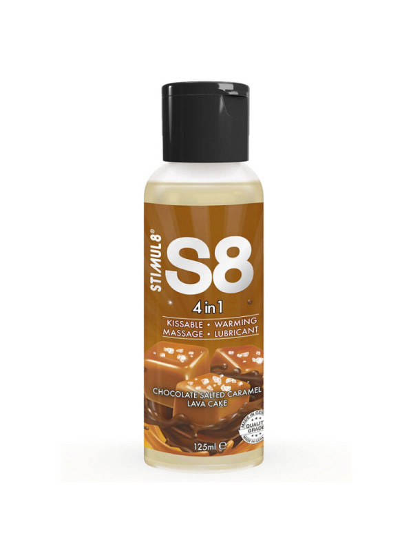 STIMUL8 - S8 LUBRIFICANTE 4 IN 1 AL CIOCCOLATO E CARAMELLO SALATO 125 ML