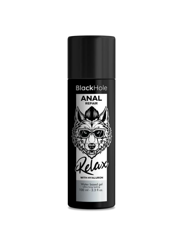 BLACK HOLE - RIPARATORE ANALE A BASE D'ACQUA RELAX CON IALURONICO 100 ML