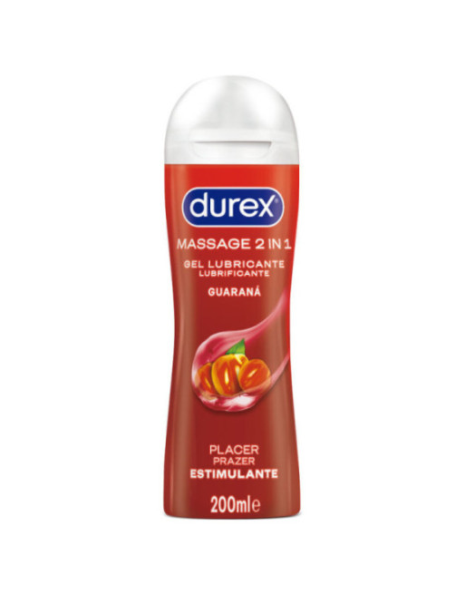 DUREX - GEL LUBRIFICANTE DA MASSAGGIO STIMOLANTE AL GUARANÀ 200 ML