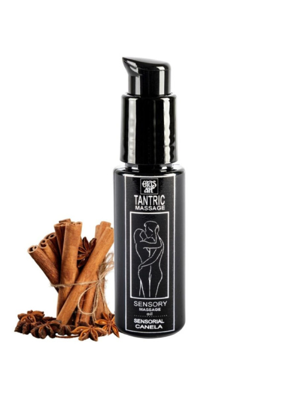 EROS-ART - OLIO DA MASSAGGIO TANTRICO NATURALE E CANNELLA AFRODISIACA 30 ML