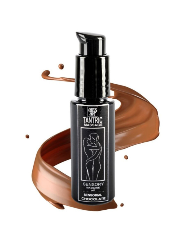 EROS-ART - OLIO DA MASSAGGIO TANTRICO NATURALE E AFRODISIACO AL CIO CCOLATO 30 ML