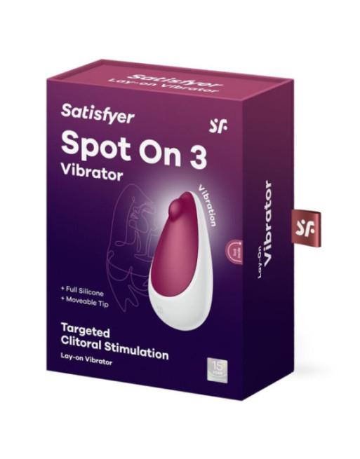 SATISFYER - SPOT ON 3 STIMOLATORE CLITORALE BERRY