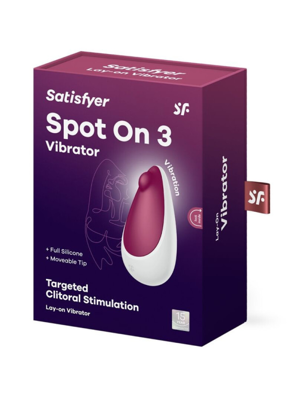 SATISFYER - SPOT ON 3 STIMOLATORE CLITORALE BERRY