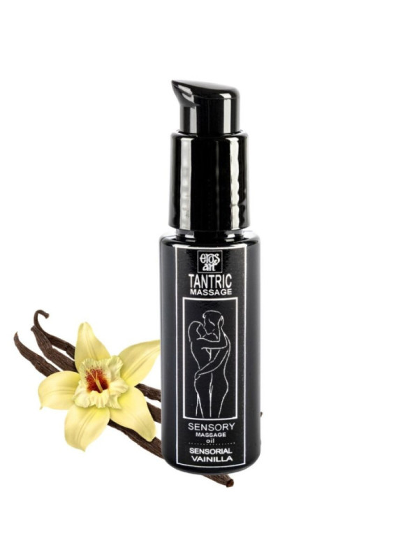 EROS-ART - OLIO DA MASSAGGIO TANTRICO NATURALE E VANIGLIA AFRODISIACA 30 ML