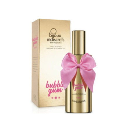 BIJOUX - BUBBLE GUM 2·IN·1 GEL PROFUMATO PER MASSAGGIO E INTIMO 100 ML