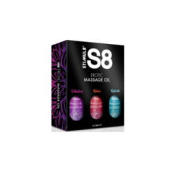STIMUL8 - S8 OLIO PER MASSAGGIO CONFEZIONE 3 X 50 ML