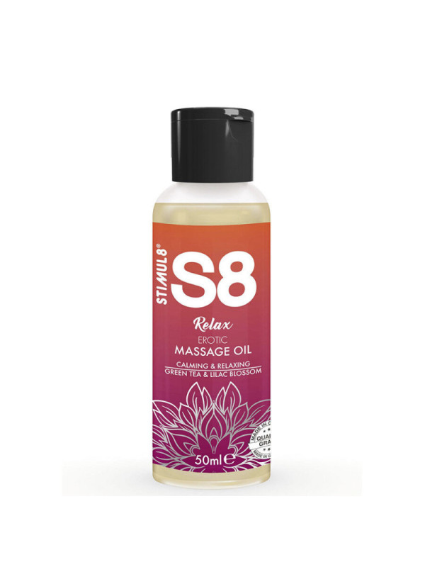 STIMUL8 - S8 RELAX OLIO PER MASSAGGIO EROTICO TÈ VERDE 50 ML