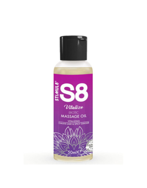 STIMUL8 - S8 VITALIZE OLIO PER MASSAGGIO EROTICO LIME 50 ML