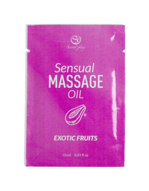 SECRETPLAY - OLIO DA MASSAGGIO MONODOSE AI FRUTTI ESOTICI 10 ML