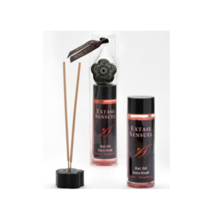 EXTASE SENSUAL - OLIO DA MASSAGGIO CON EFFETTO FRAGOLA EXTRA FRESCO 100 ML