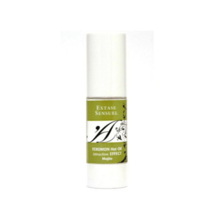 EXTASE SENSUAL - OLIO DA MASSAGGIO EFFETTO CALORE AI FEROMONI DEL MOJITO 30 ML