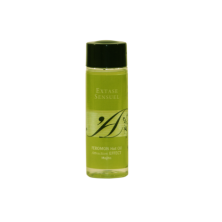 EXTASE SENSUAL - OLIO DA MASSAGGIO EFFETTO CALORE AI FEROMONI DEL MOJITO 100 ML