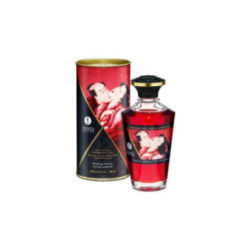 SHUNGA - OLIO DA MASSAGGIO EFFETTO CALORE SAPORE INTENSO DI CILIEGIA 100 ML