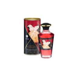 SHUNGA - OLIO DA MASSAGGIO EFFETTO CALORE FRAGOLE E CAVA 100 ML