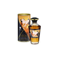 SHUNGA - OLIO DA MASSAGGIO CON EFFETTO CALORE SAPORE CARAMELLO 100 ML