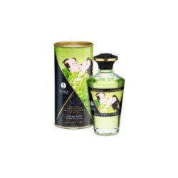 SHUNGA - OLIO DA MASSAGGIO CON EFFETTO CALORE GUSTO SORBETTO DI MEZZANOTTE 100 ML