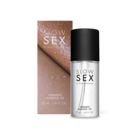 BIJOUX - OLIO DA MASSAGGIO SESSO LENTO EFFETTO CALORE 50 ML