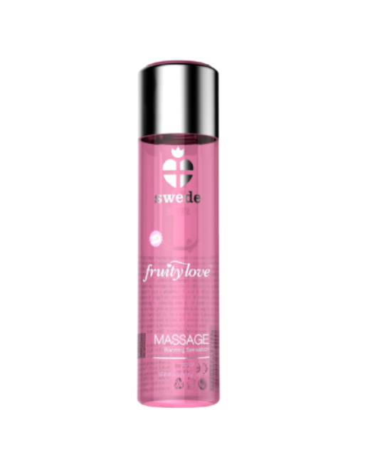 SWEDE - FRUITY LOVE EFFETTO RISCALDANTE OLIO DA MASSAGGIO VINO FRAGOLA FRAGOLA 120 ML