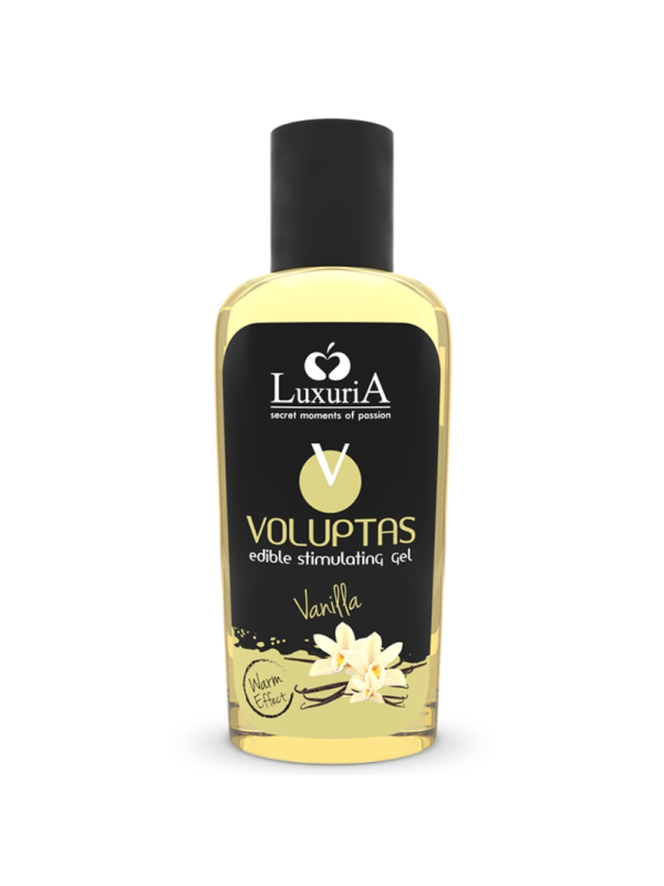 INTIMATELINE LUXURIA - VOLUPTAS GEL DA MASSAGGIO ALIMENTARE EFFETTO RISCALDANTE - VANIGLIA 100 ML