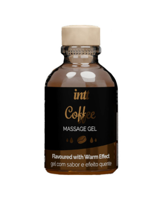 INTT MASSAGE & ORAL SEX - GEL DA MASSAGGIO AL GUSTO DI CAFFÈ EFFETTO CALDO