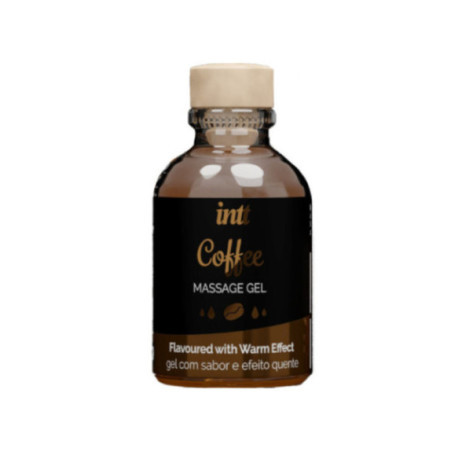 INTT MASSAGE & ORAL SEX - GEL DA MASSAGGIO AL GUSTO DI CAFFÈ EFFETTO CALDO