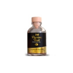 INTT MASSAGE & ORAL SEX - GEL DA MASSAGGIO AL GUSTO DI FRUTTO DELLA PASSIONE CON EFFETTO CALORE