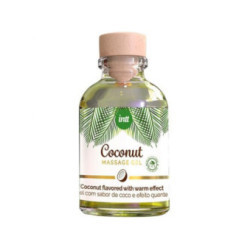 INTT - GEL DA MASSAGGIO VEGANO AL GUSTO DI COCCO ED EFFETTO RISCALDANTE