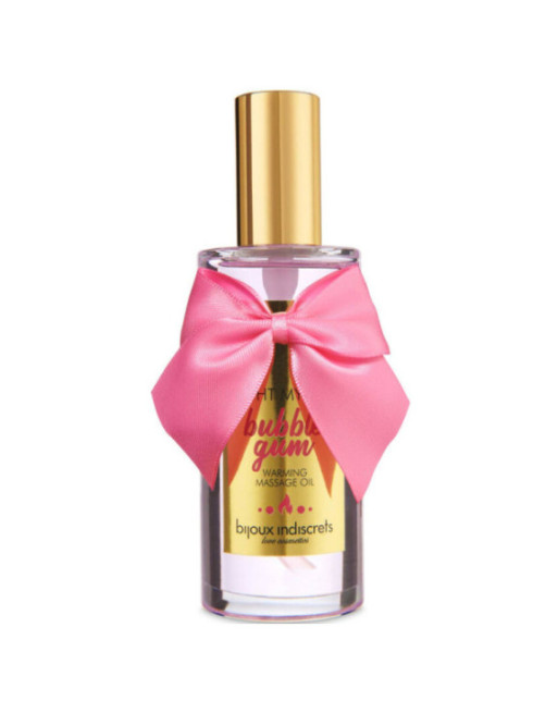 BIJOUX - INDISCRETS LIGHT MY FIRE OLIO DA MASSAGGIO EFFETTO CALORE GUSTO GOMMA