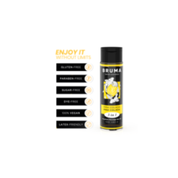 BRUMA - OLIO DA MASSAGGIO PREMIUM EFFETTO CALORE SAPORE PINA COLADA 3 IN 1 - 100 ML
