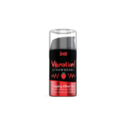 INTT - POTENTE GEL VIBRANTE LIQUIDO STIMOLANTE INTIMO FRAGOLA 15 ML