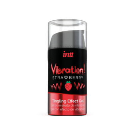 INTT - POTENTE GEL VIBRANTE LIQUIDO STIMOLANTE INTIMO FRAGOLA 15 ML