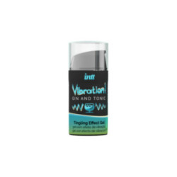 INTT - POTENTE GEL LIQUIDO VIBRATORE STIMOLANTE INTIMO GIN & TONICO 15ML
