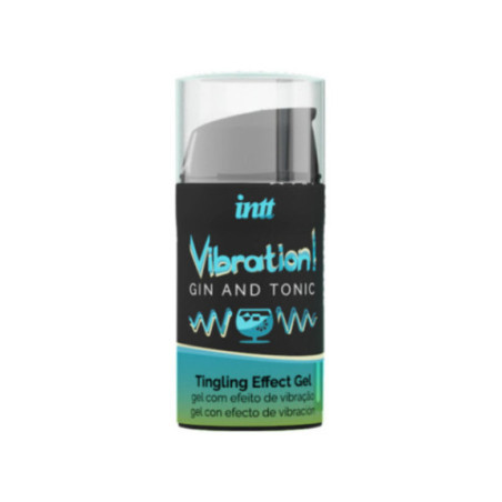 INTT - POTENTE GEL LIQUIDO VIBRATORE STIMOLANTE INTIMO GIN & TONICO 15ML