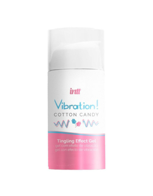INTT - GEL LIQUIDO VIBRATORE POTENTE STIMOLANTE INTIMO PER ZUCCHERO DI COTONE 15 ML