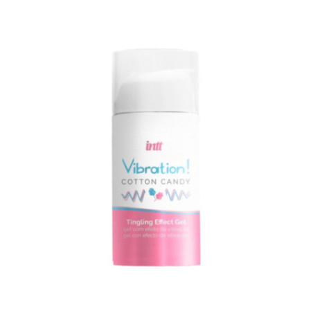 INTT - GEL LIQUIDO VIBRATORE POTENTE STIMOLANTE INTIMO PER ZUCCHERO DI COTONE 15 ML