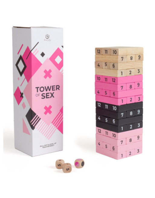 SECRETPLAY - GIOCO IN LEGNO TORRE DEL SESSO