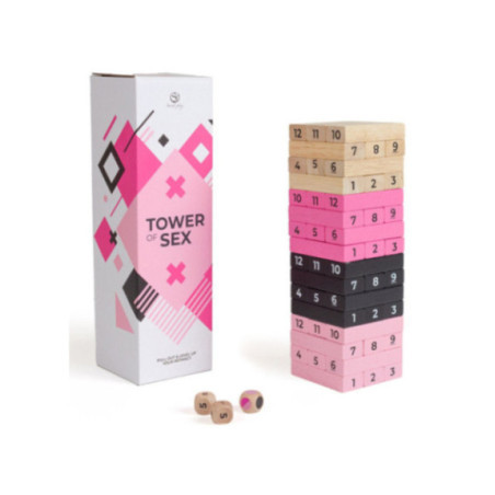 SECRETPLAY - GIOCO IN LEGNO TORRE DEL SESSO