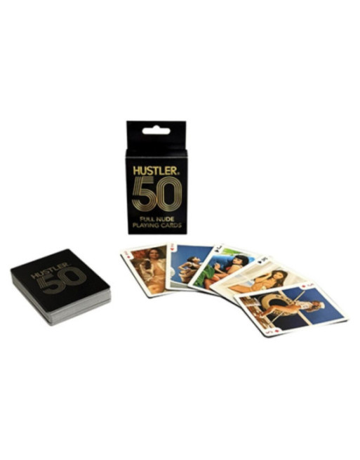 KHEPER GAMES - HUSTLER 50 CARTE DA GIOCO COMPLETAMENTE NUDE