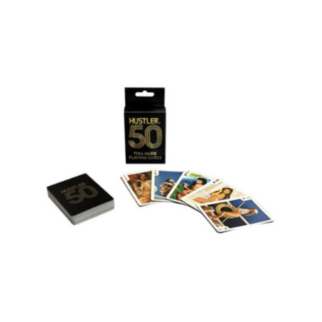 KHEPER GAMES - HUSTLER 50 CARTE DA GIOCO COMPLETAMENTE NUDE