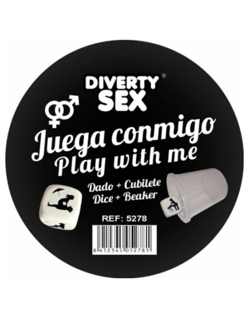 DIABLO PICANTE - DADI BIANCHI DURI CON POSIZIONI E CUBO