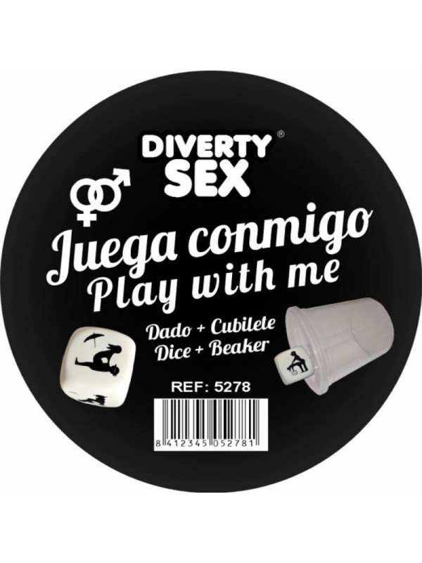 DIABLO PICANTE - DADI BIANCHI DURI CON POSIZIONI E CUBO