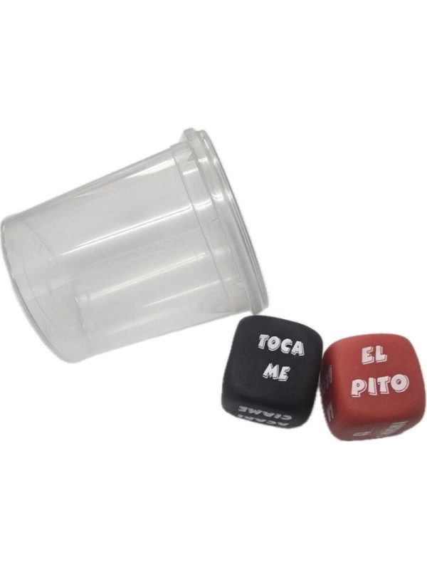 DIABLO PICANTE - GIOCO DI DADI VERBO + PARTE DEL CORPO CON COPPA