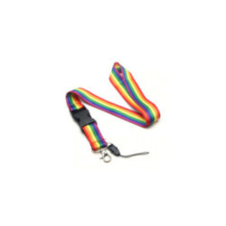 PRIDE - LANYARD CON BANDIERA LGBT